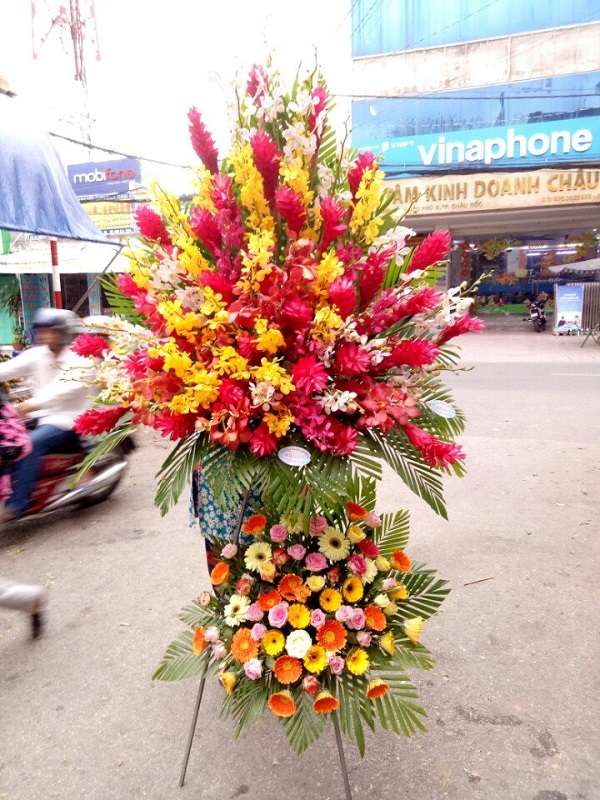 hoa chuc mung khai truong